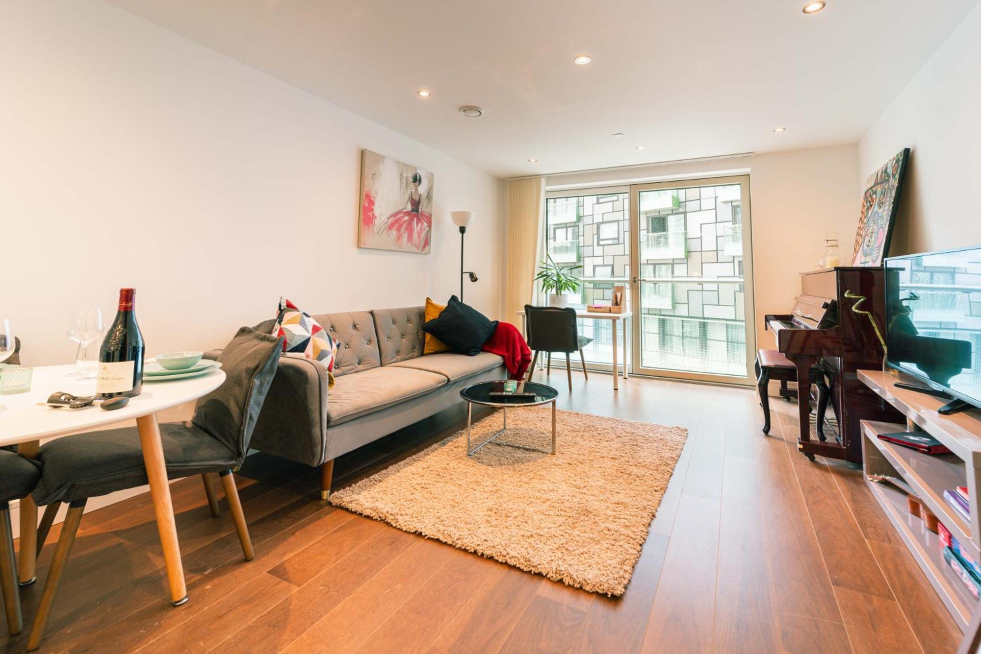 Stylish And Comfortable Canary Wharf Apartment Perfect For Long Stays Лондон Экстерьер фото